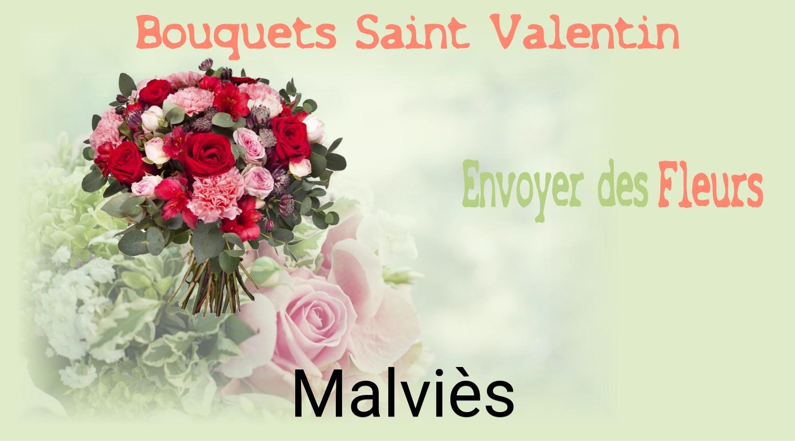 Roses de Saint-Valentin livrées à Malviès